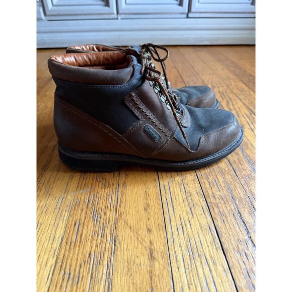 Dexter Boots Mens Size 10.5 W Brown Leather Suede Thinsulate Moc Toe Made in USA - Picture 2 of 10